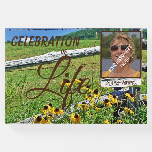 Rusische Wildblumen im Gebirge Gästebuch (Vorderseite)