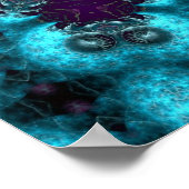 Ruskiana Fraktal Kreis Poster (Ecke)