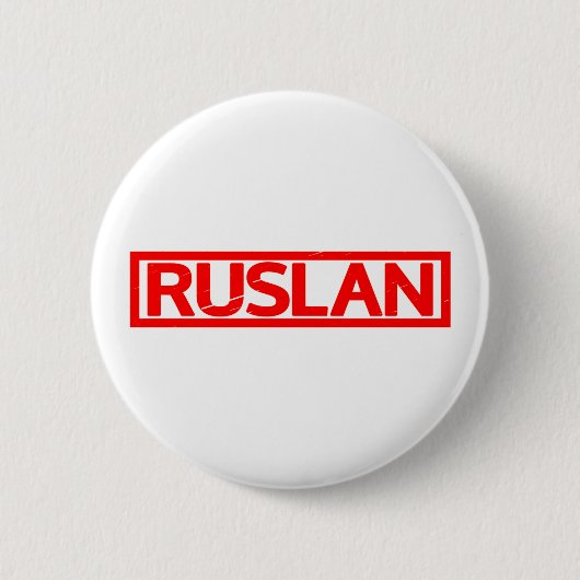 Ruslan-Briefmarke Button (Vorderseite)