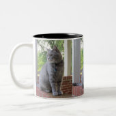 Russ die Cat-Tasse Zweifarbige Tasse (Links)