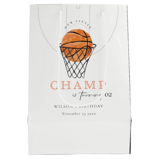 Russ unseren kleinen Stachelball jedes Alter Gebur Mittlere Geschenktüte (Rückseite)