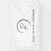 Russ Yeager Coaching Signatur-Logo Banner (Vertikal)