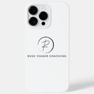 Russ Yeager Coaching Signatur-Logo Case-Mate iPhone 14 Pro Max Hülle