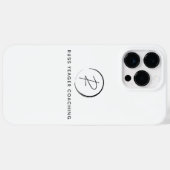 Russ Yeager Coaching Signatur-Logo Case-Mate iPhone Hülle (Rückseite (Horizontal))
