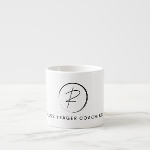 Russ Yeager Coaching Signatur-Logo Espressotasse