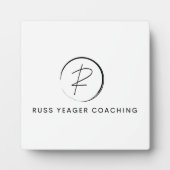 Russ Yeager Coaching Signatur-Logo Fotoplatte (Vorderseite)