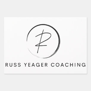 Russ Yeager Coaching Signatur-Logo Geschenkpapier Set