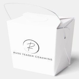Russ Yeager Coaching Signatur-Logo Geschenkschachtel