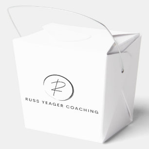 Russ Yeager Coaching Signatur-Logo Geschenkschachtel