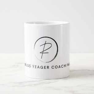 Russ Yeager Coaching Signatur-Logo Jumbo-Tasse
