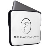 Russ Yeager Coaching Signatur-Logo Laptopschutzhülle (Vorne Rechts)