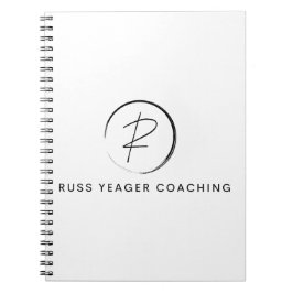 Russ Yeager Coaching Signatur-Logo Notizblock