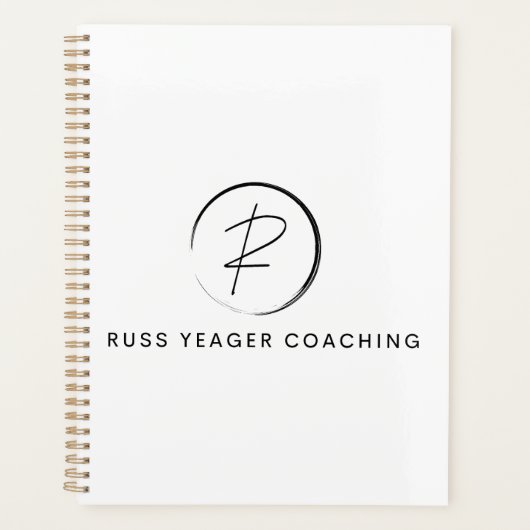 Russ Yeager Coaching Signatur-Logo Planer (Vorderseite)