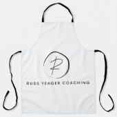 Russ Yeager Coaching Signatur-Logo Schürze (Vorderseite)