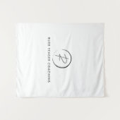 Russ Yeager Coaching Signatur-Logo Wandteppich (Vorderseite (Horizontal))