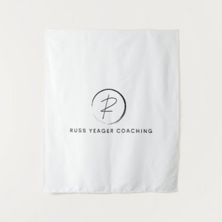 Russ Yeager Coaching Signatur-Logo Wandteppich