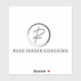 Russ Yeager Coaching Signature Logo Aufkleber