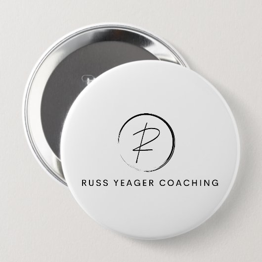 Russ Yeager Coaching Signature Logo Button (Vorne & Hinten)