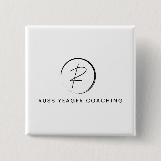 Russ Yeager Coaching Signature Logo Button (Vorderseite)