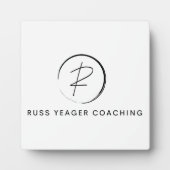 Russ Yeager Coaching Signature Logo Fotoplatte (Vorderseite)