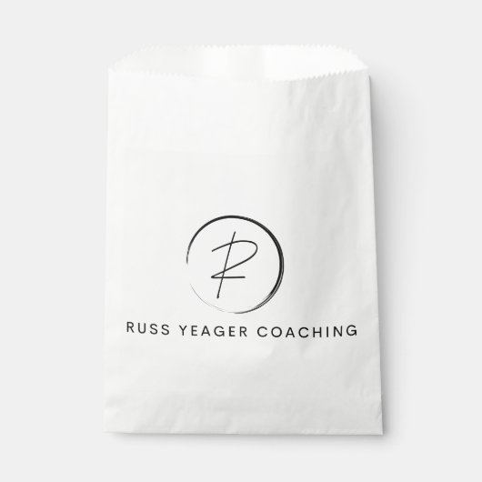 Russ Yeager Coaching Signature Logo Geschenktütchen (Vorderseite)