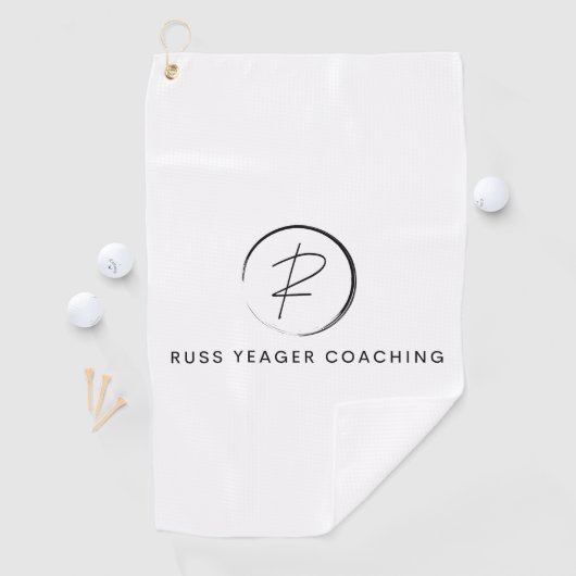 Russ Yeager Coaching Signature Logo Golfhandtuch (Insitu)