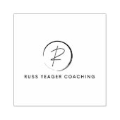 Russ Yeager Coaching Signature Logo Gummistempel (Prägung)