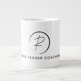 Russ Yeager Coaching Signature Logo Jumbo-Tasse