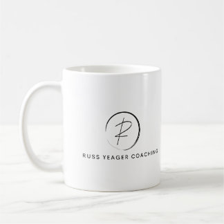 Russ Yeager Coaching Signature Logo Kaffeetasse