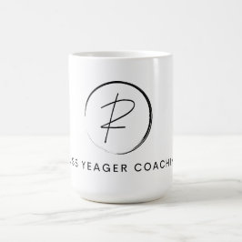 Russ Yeager Coaching Signature Logo Kaffeetasse