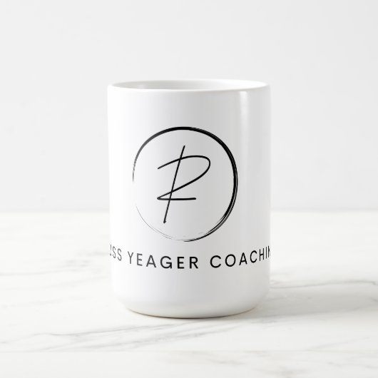 Russ Yeager Coaching Signature Logo Kaffeetasse (Mittel)