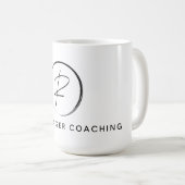 Russ Yeager Coaching Signature Logo Kaffeetasse (VorderseiteRechts)