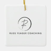 Russ Yeager Coaching Signature Logo Keramikornament (Vorderseite)