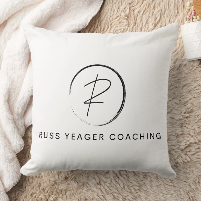 Russ Yeager Coaching Signature Logo Kissen (Decke)