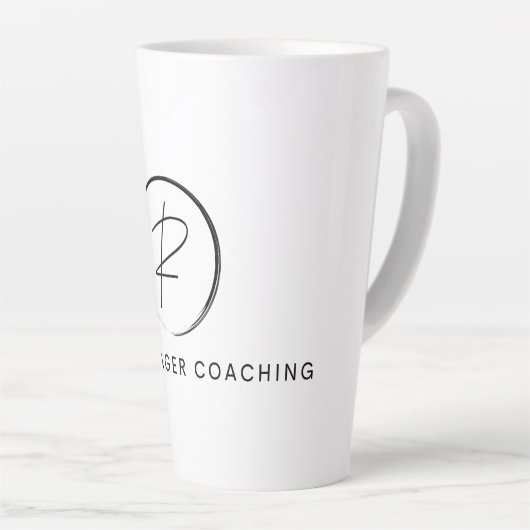 Russ Yeager Coaching Signature Logo Milchtasse (Rechte Ecke)