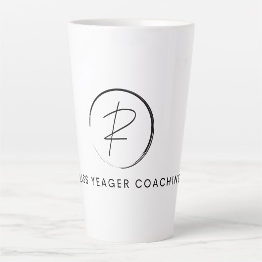 Russ Yeager Coaching Signature Logo Milchtasse (Vorderseite)