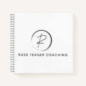 Russ Yeager Coaching Signature Logo Notizblock (Vorderseite)