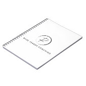 Russ Yeager Coaching Signature Logo Notizblock (Linke Seite)