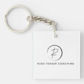 Russ Yeager Coaching Signature Logo Schlüsselanhänger (Vorderseite)
