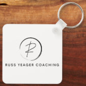 Russ Yeager Coaching Signature Logo Schlüsselanhänger (Rückseite)