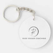 Russ Yeager Coaching Signature Logo Schlüsselanhänger (Vorderseite)