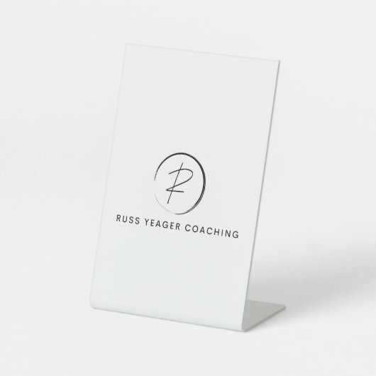 Russ Yeager Coaching Signature Logo Sockelschild (Vorderseite)