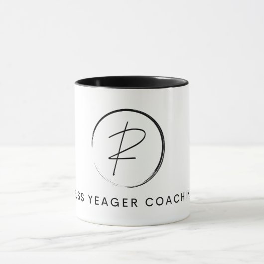 Russ Yeager Coaching Signature Logo Tasse (Zentrum)