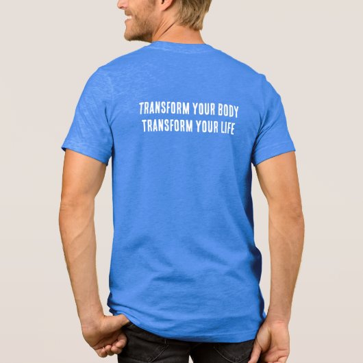 Russ Yeager Coaching Signature Logo Tri-Blend Shir Shirt (Rückseite)