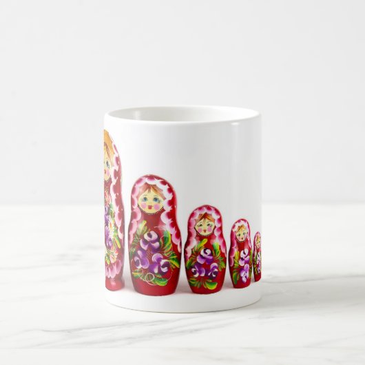 Russe Matryoshkan Kaffeetasse (Mittel)