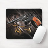 Russe Nagant Revolver 1895 Mousepad (Mit Mouse)