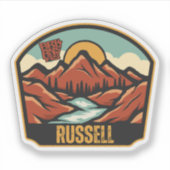 Russell, Arkansas Aufkleber (Vorderseite)