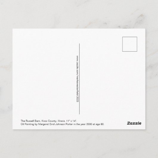 Russell Barn 2000 MEJP Postkarte (Rückseite)
