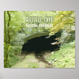 Russell Cave National Monument Alabama Poster