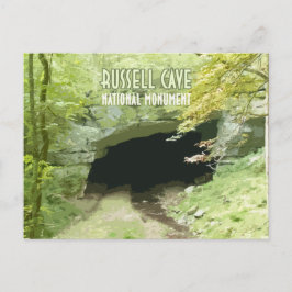 Russell Cave National Monument Alabama Postkarte